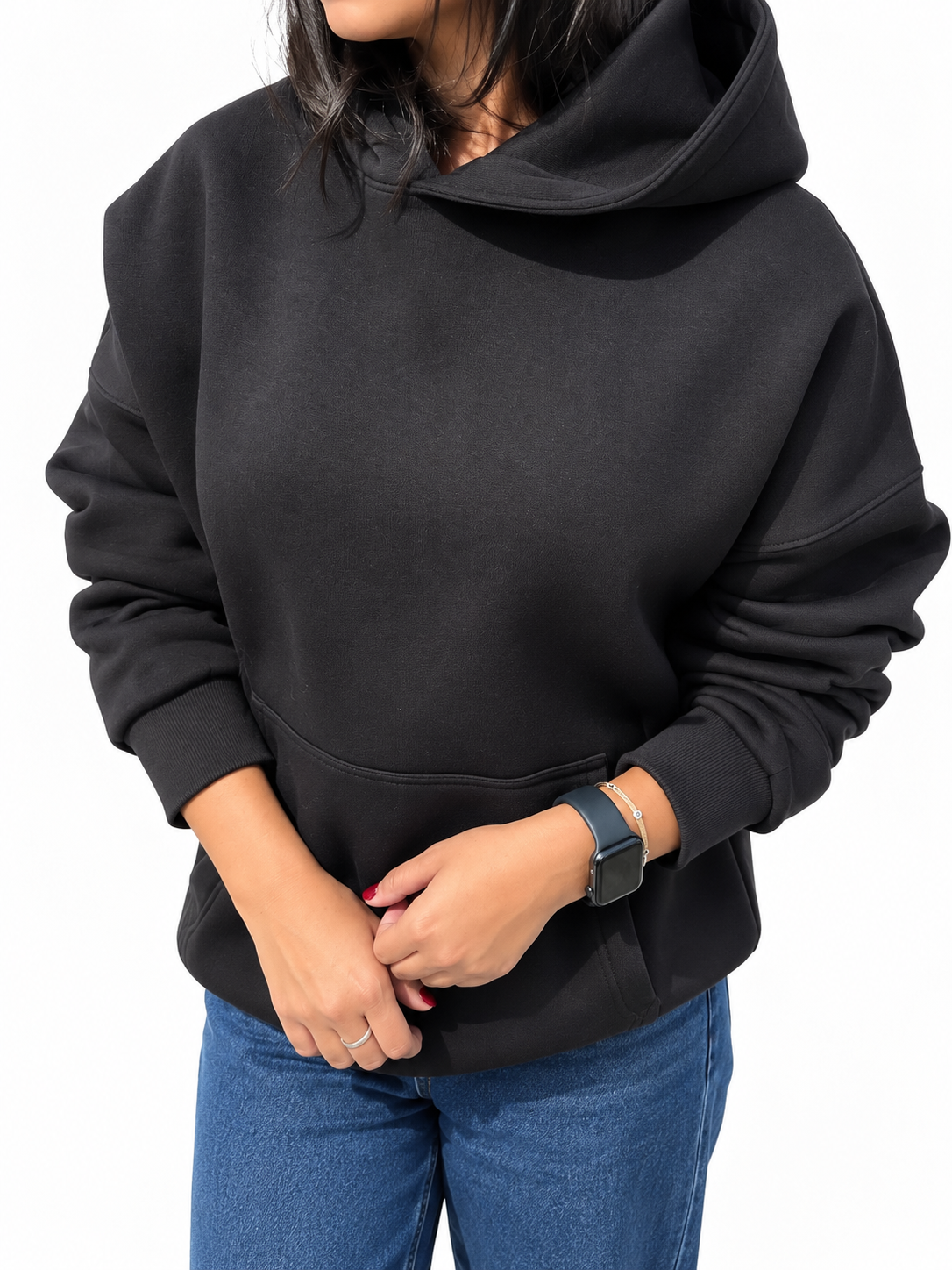 Hoodie Oversized-Black