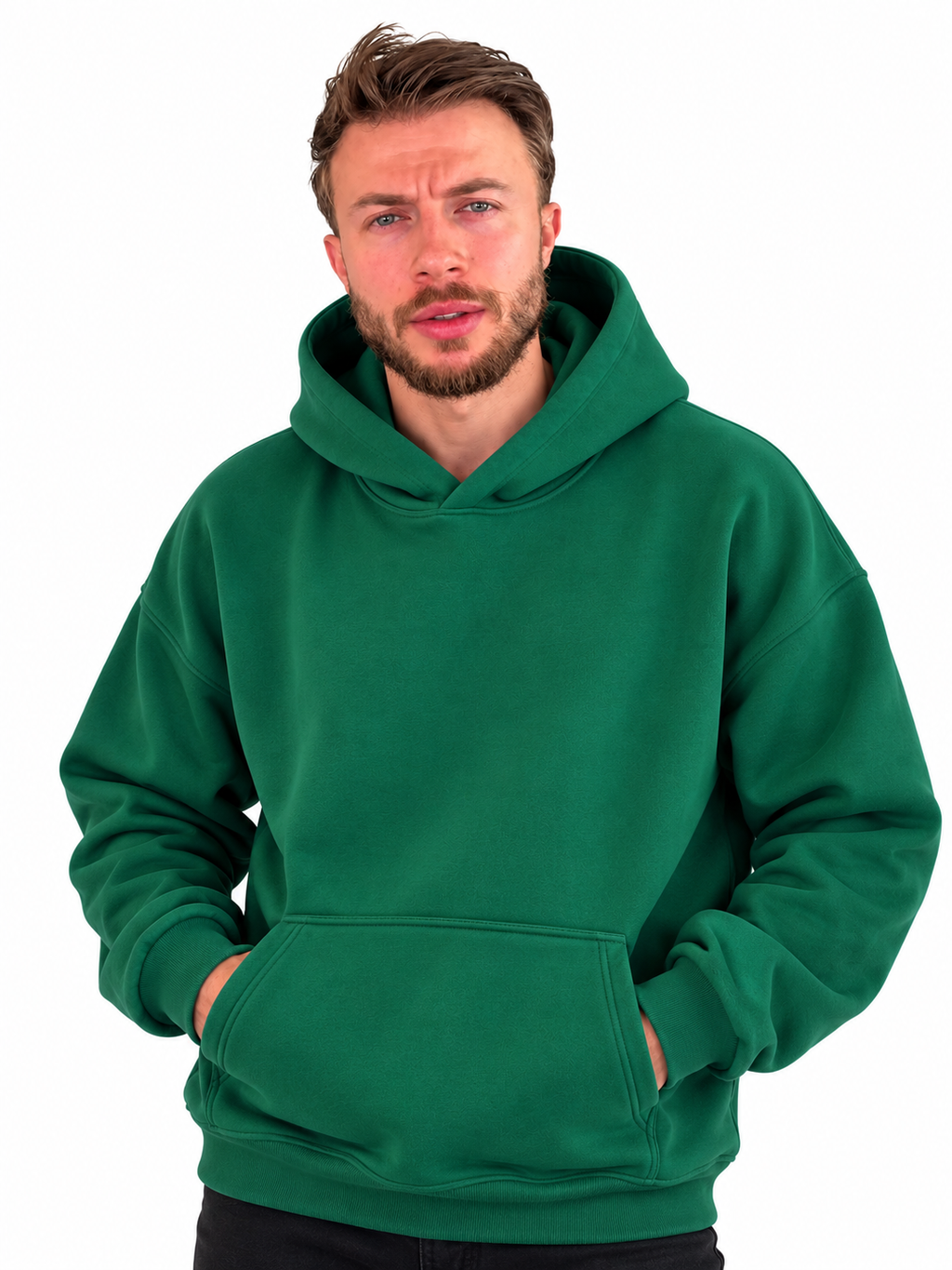 Hoodie Oversized-Green