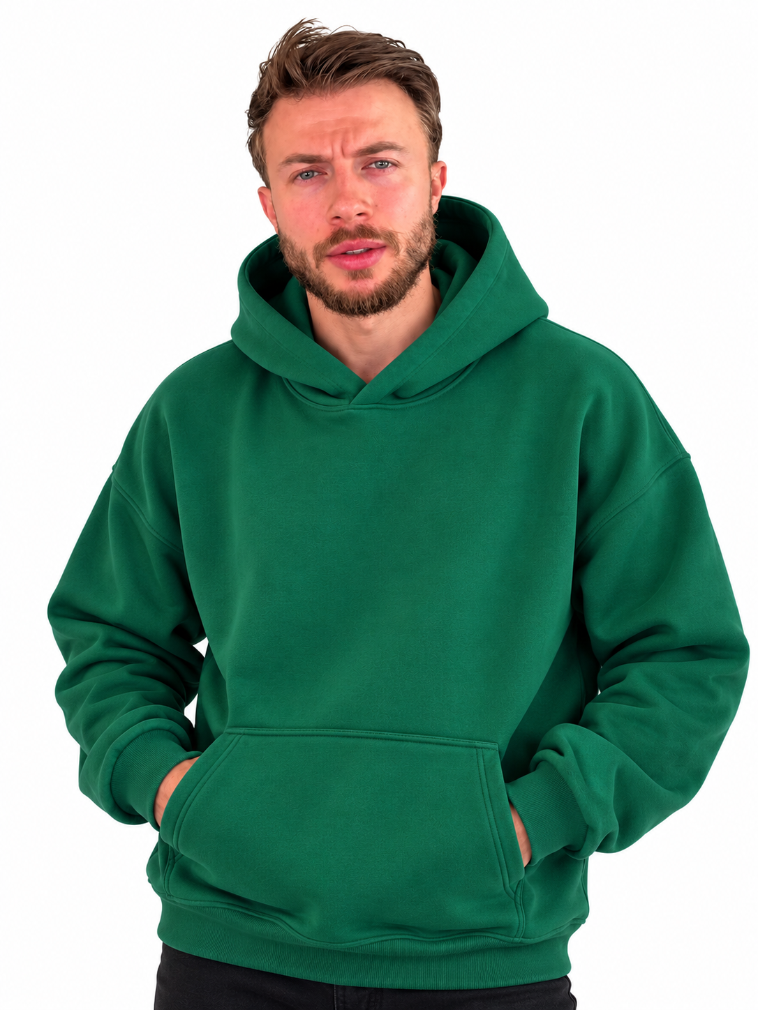 Hoodie Oversized-Green