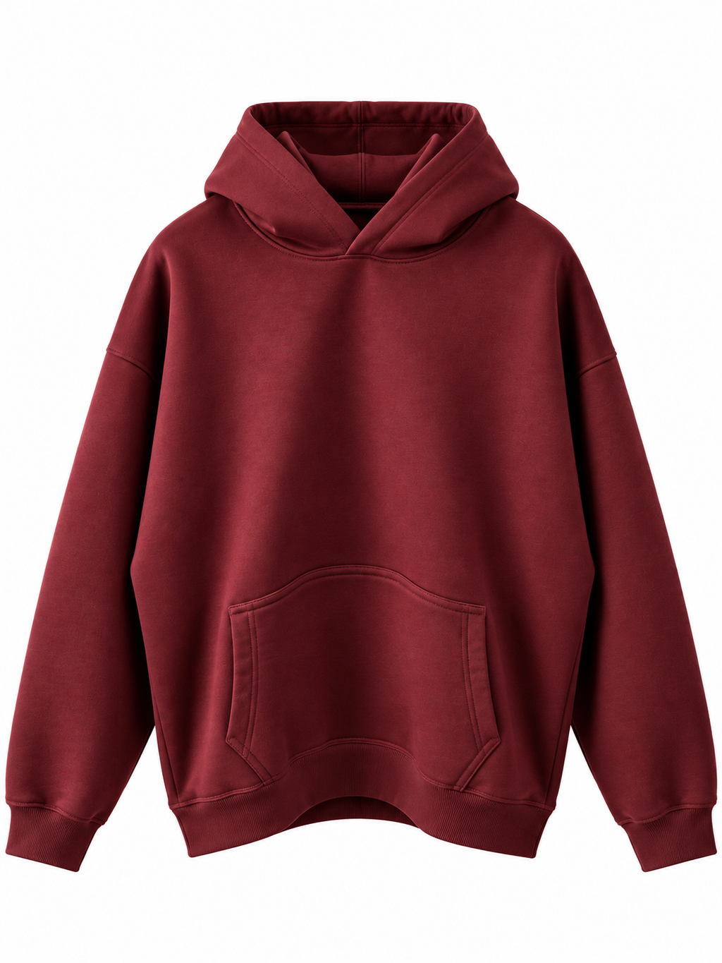 Hoodie Oversized-Burgundy