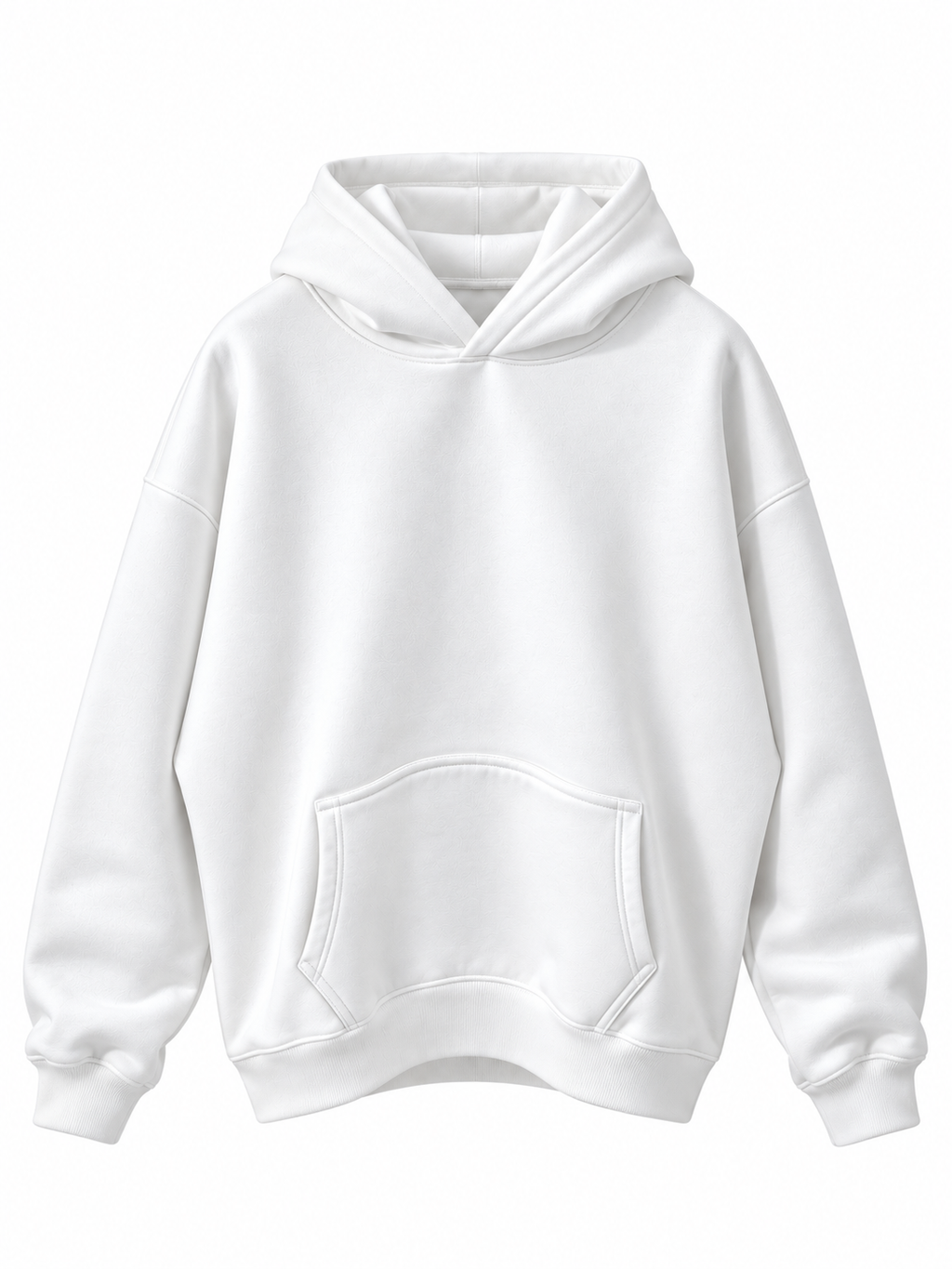 Hoodie Oversized-White