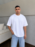 White Basic Oversized T-Shirt