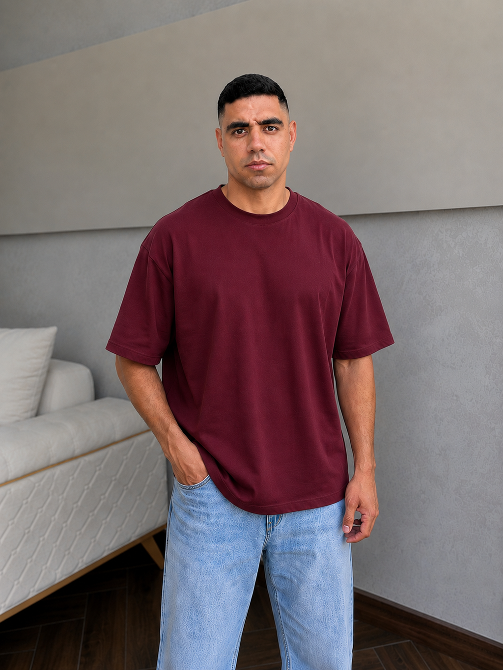 Black Basic Oversized T-Shirt