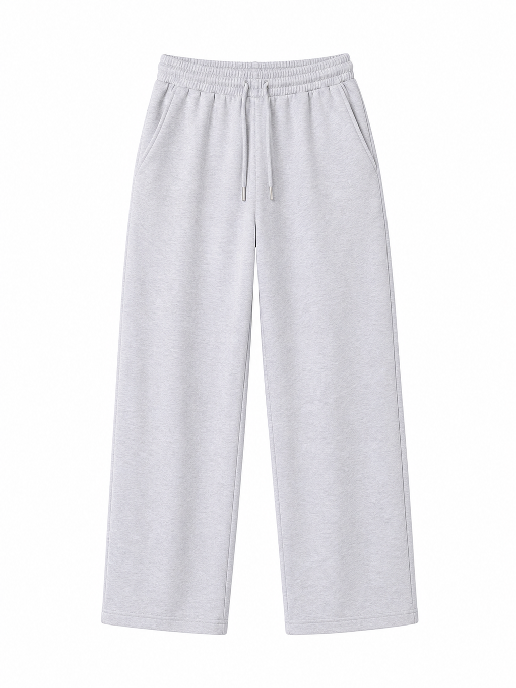 Wide Leg Pants | Light grey