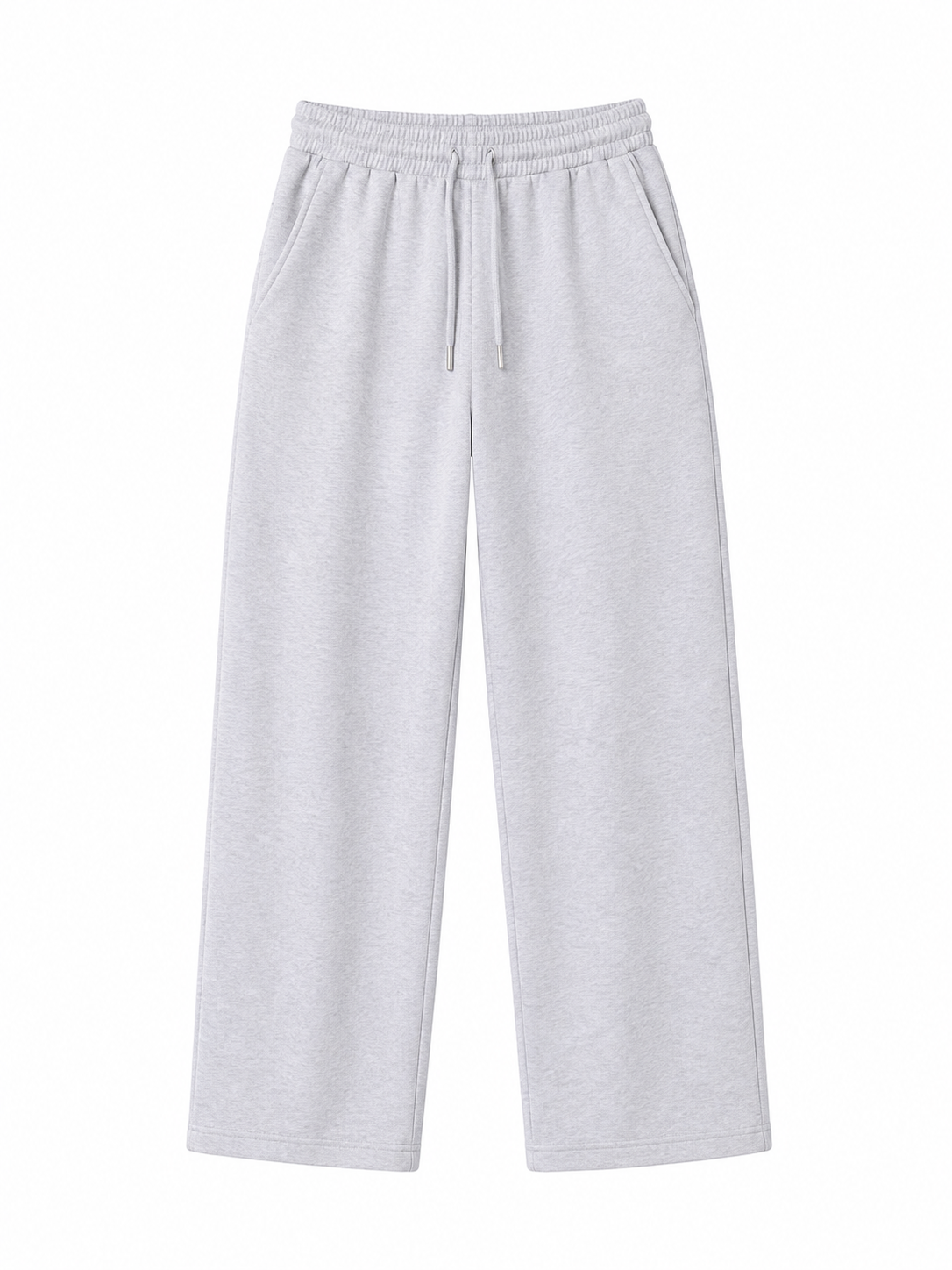 Wide Leg Pants | Light grey