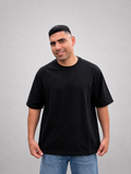 Black Basic Oversized T-Shirt