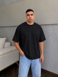 Black Basic Oversized T-Shirt